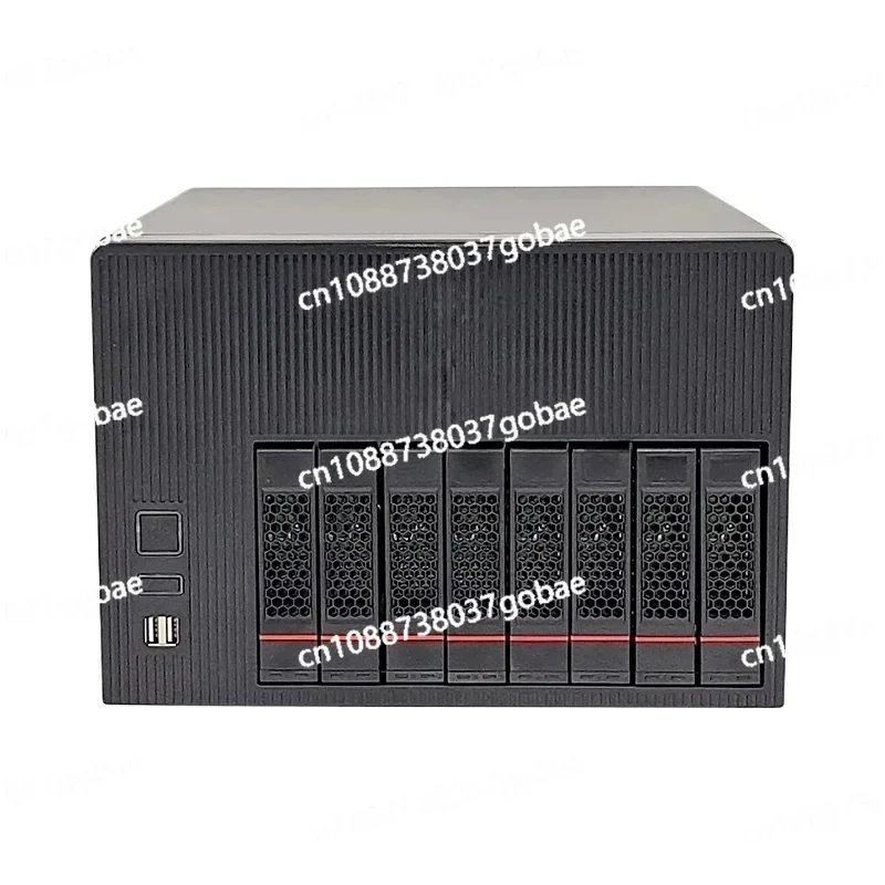 Factory Sale Hot Swap NAS 8 HDD Tooless Bays Support-ATX Motherboard for Cloud Date Storage Optional USB2.0 or USB3.0