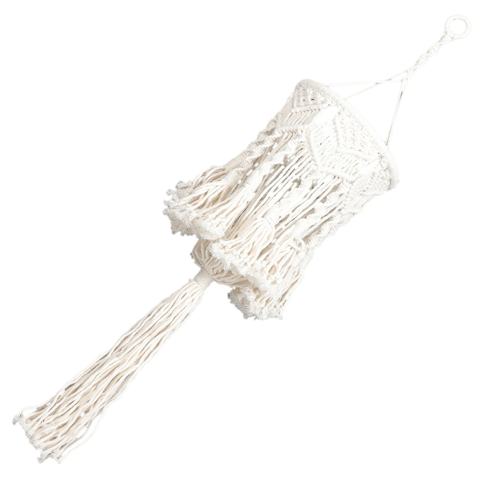 

Абажур макраме, хлопковый подвесной абажур с кисточкой, потолочный подвесной светильник, богемный домашний декор для ресторана