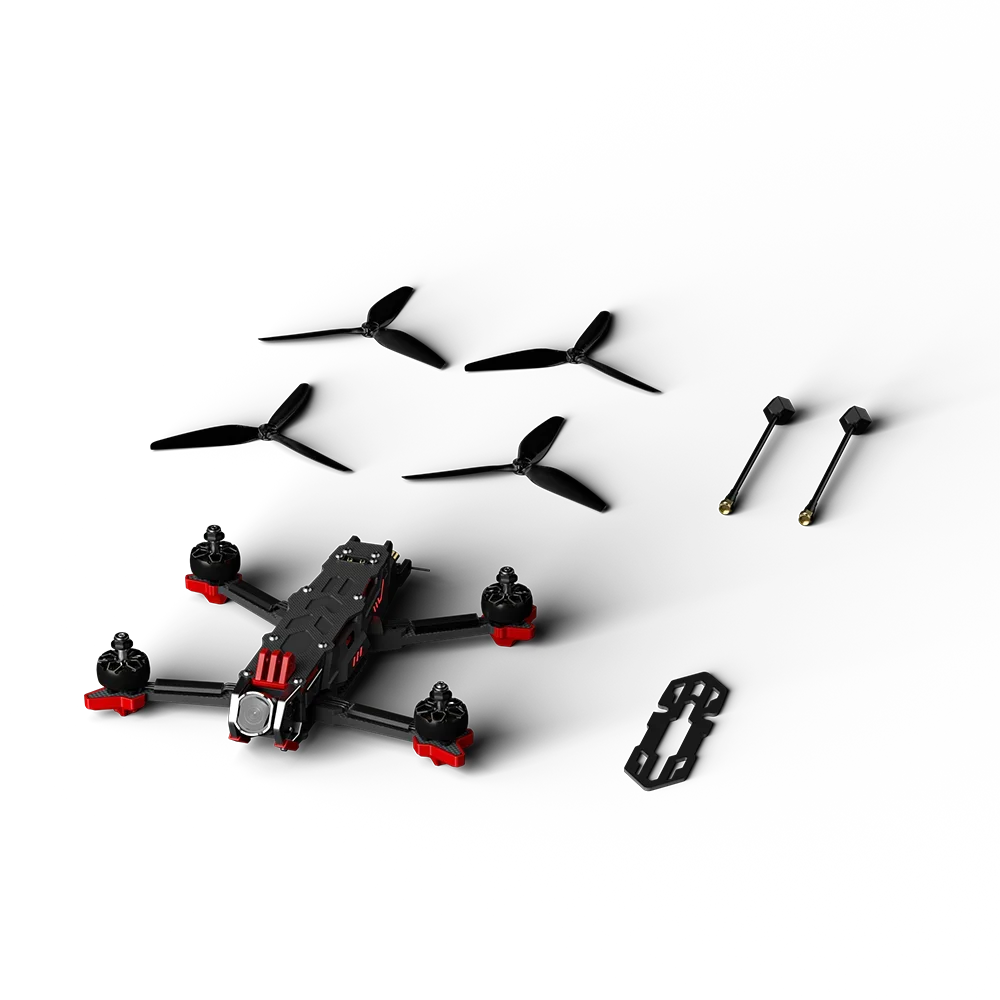 طائرة iFlight CineFlow 5 O4 6S HD 5 بوصة بدون طيار BNF مع محرك XING2 2207 2050KV / O4 Air Unit Pro لـ FPV سينمائي حرة #5