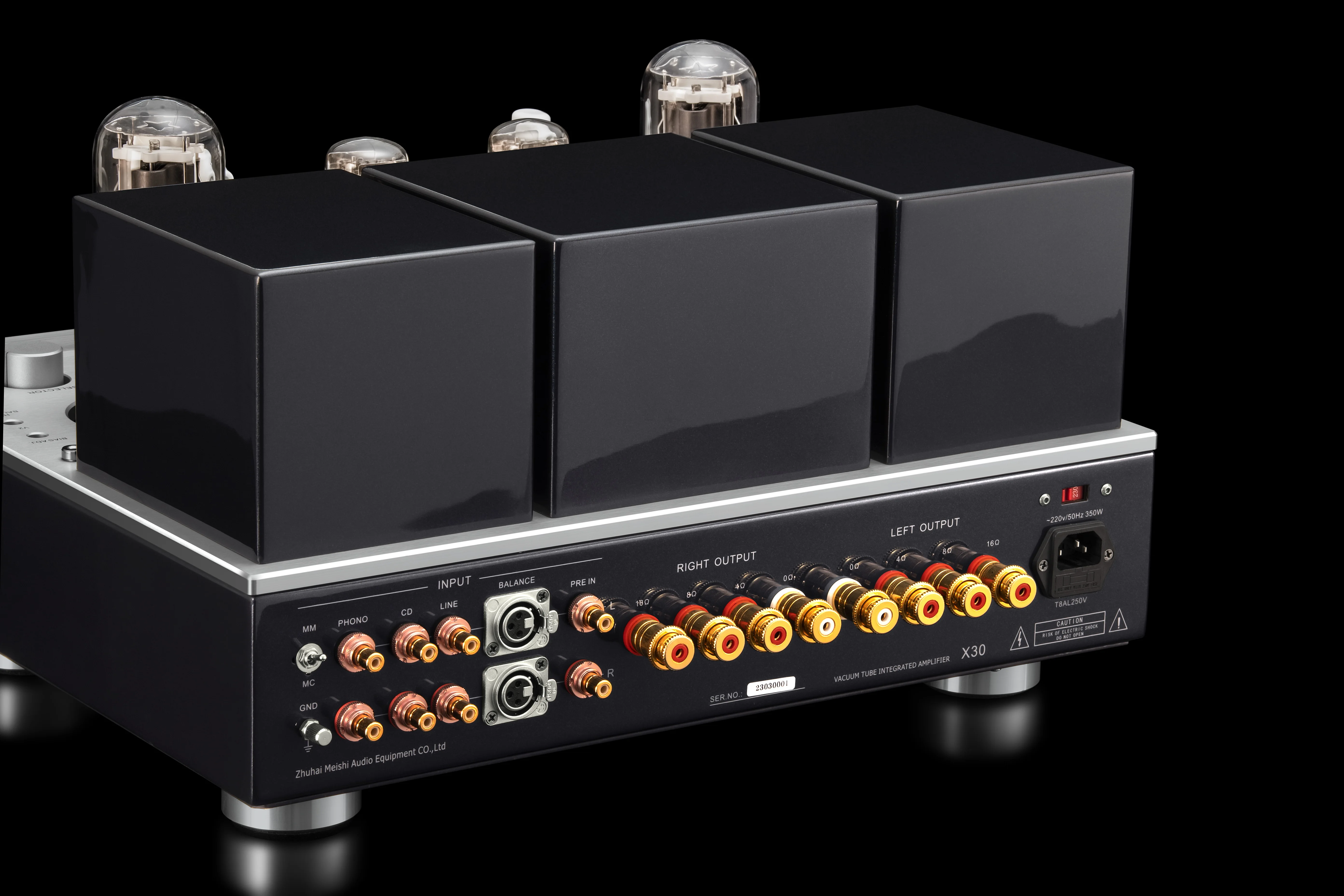 Muzishare X30 Hi-end 300B Push 845 Tube Amplifier Single-ended Phono Stage Class A Integrated amplifier remote control