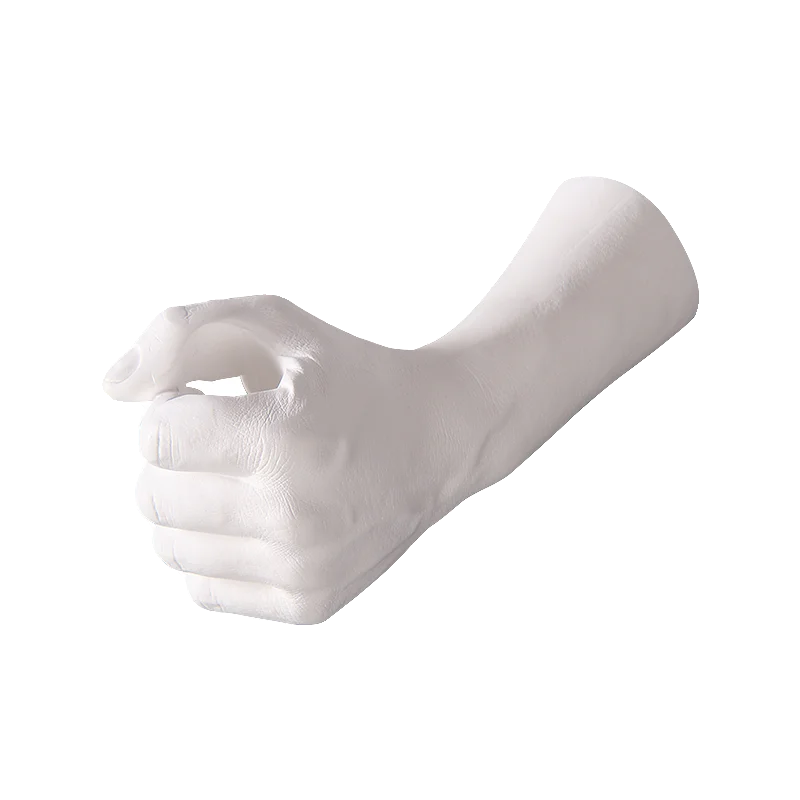 

Art plaster wall-mounted flower bottle