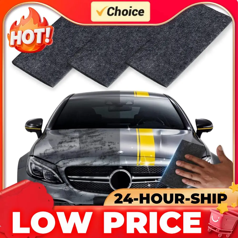 3-9PCS Car Scratch Remover Cloth Nano Sparkle Magic Cloth For Paint Scratches Water Spots Repair Cleaning Auto Maintenance Tool