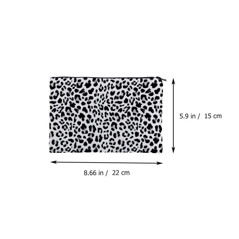 

Leopard Print Bag Storage Pouch Durable Travel Accessories Oxford Fabric Toiletries ganizer Women