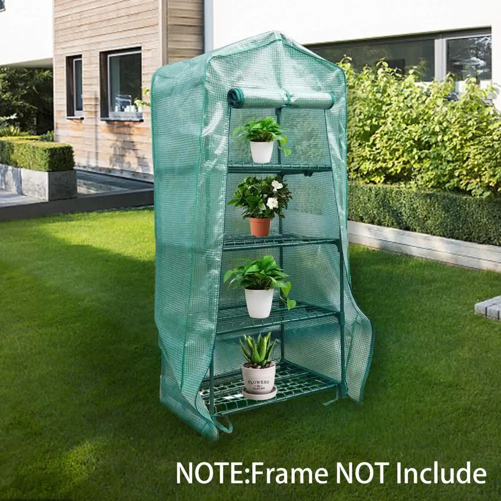 

Portable PVC Greenhouse Cover Odorless Foldable Anti-Aging Greenhouse Cover for Small Flower House Nursery Room