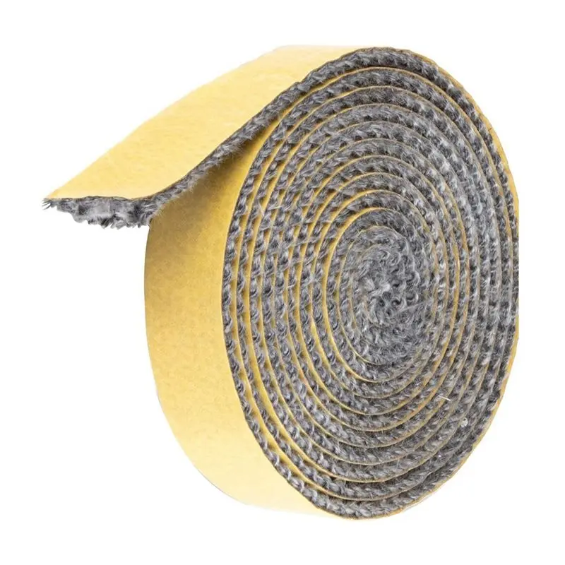 A93Z High Temperature 2M Fibreglass Rope Wood Stove Door Seal Gasket Fireplace Seal Rope Wood Stove Gasket