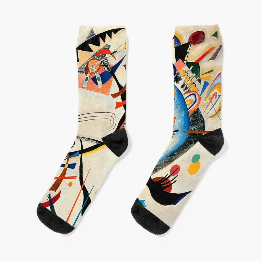 

Kandinsky - Blue Segment, popular Kandinsky painting Socks luxe short Socks Girl Men's