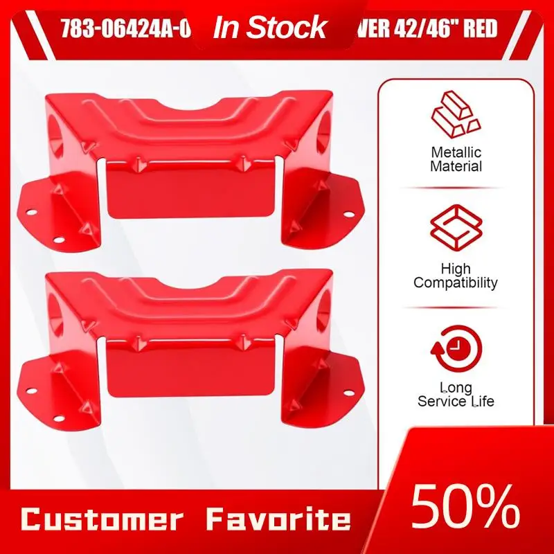 AT03 탑 2팩 데크 벨트 커버 42" 46" 데크 스핀들 풀리 벨트 가드 커버 MTD Craftsman Troy-Bilt Red