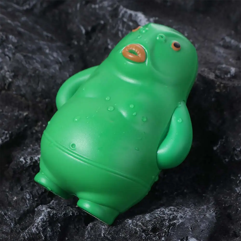 Jouets de bain de poisson à tête verte, eau de pulvérisation, Type de presse à longue portée, jouet de pulvérisation d'eau, petits jouets d'eau de natation de dessin animé, cadeau amusant