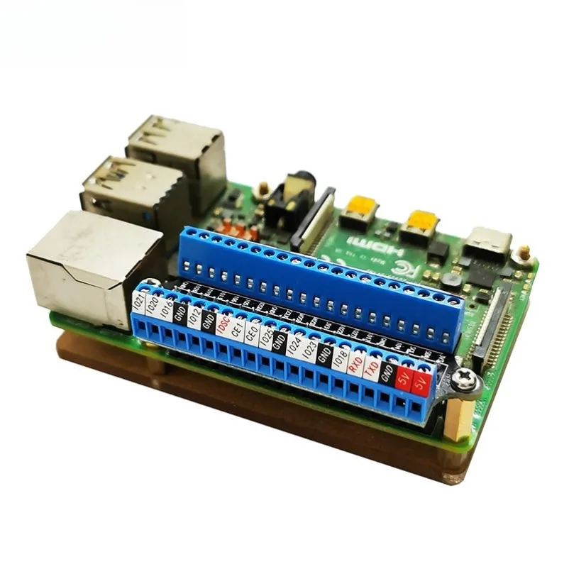 4B 3B Mini Screw Terminal Block Expansion Board 40P Pin Lead Out Sticker Acrylic Board