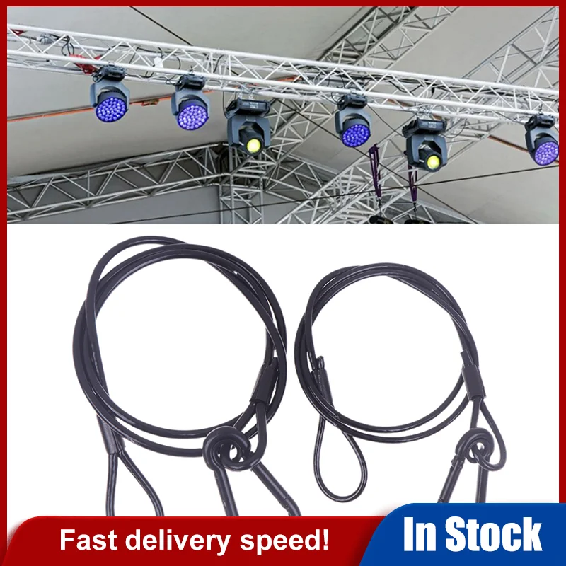 1 Piece 70/80/100cm Stage Light Safety Rope Cable/Safe Wire High Quality Steel Lock Wire Safe Rope Lock