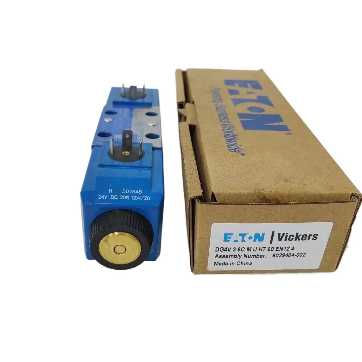 صمام الملف اللولبي إيتون DG4V-3-6c صمام الملف اللولبي صمام الملف اللولبي الأصلي لـ Sanyi Zhonglian