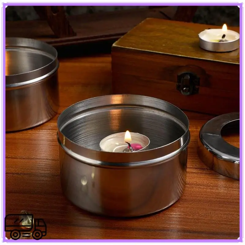 

High Quality 10Pack Stainless Steel Fuel Holders, Chafing Fuel Holders With Cover, Fuel Holder For Chafing Dish, And Buffet, Bar