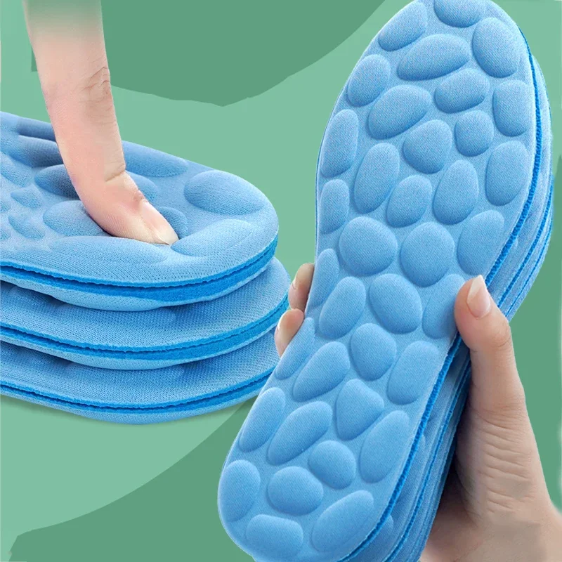 Massage Memory Foam Insoles for Shoes Sole Breathable Cushion Sport Running Insoles Feet Orthopedic Insoles Men Women Shoe Pads