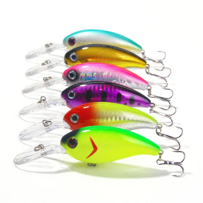 1.9g 25mm Mini Crankbait Wobbler Trout Fishing Lure Freshwater Minnow Crank Artificial Hard Bait Fishing Tackle