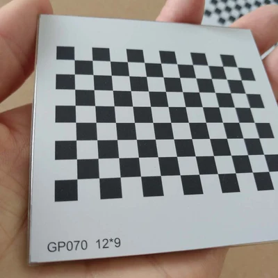 High Precision 12*9 Grid Series Aluminum Calibration Board Checkerboard Machine Vision Optical Correction Board