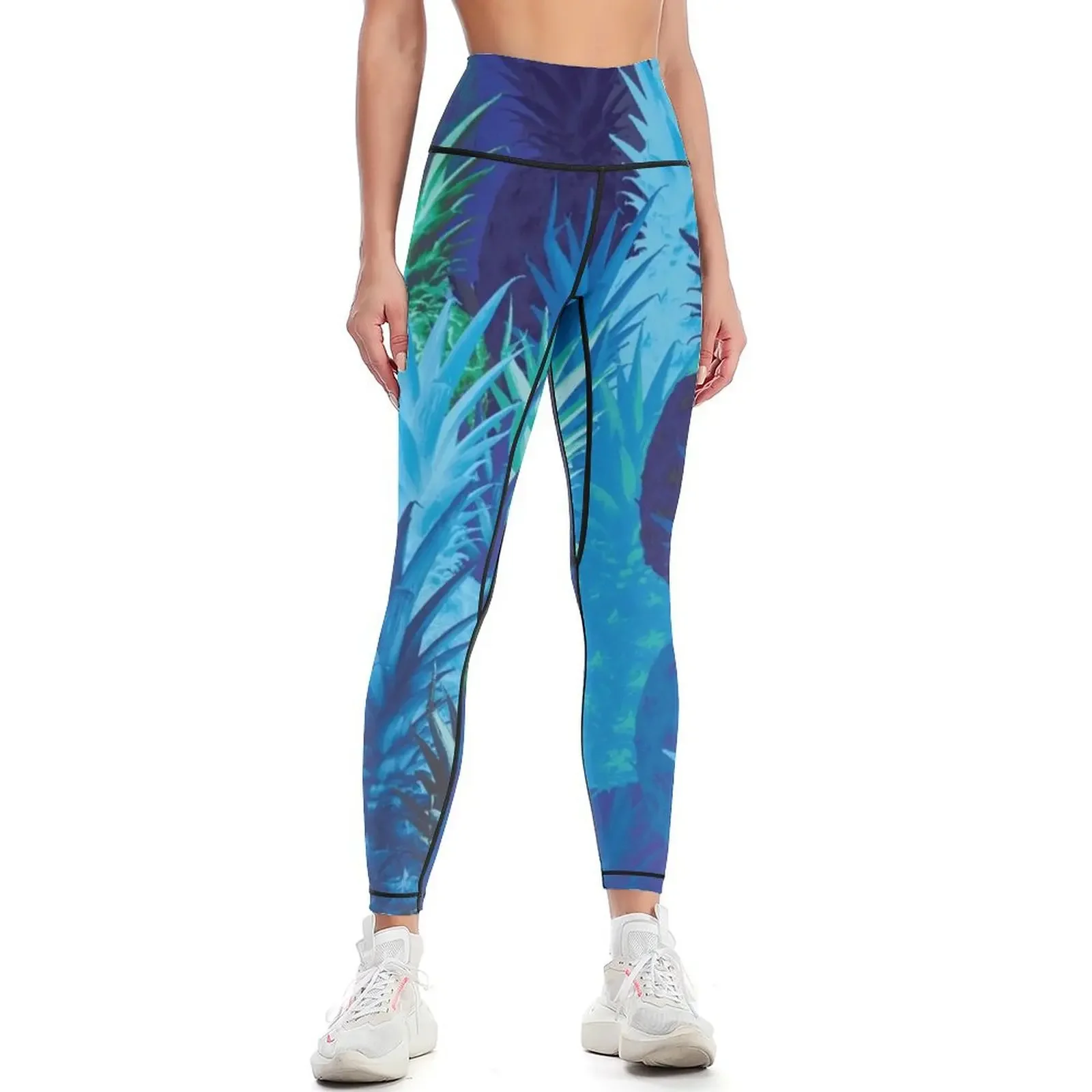 

pineapple pattern sweet pineapple design Leggings flared legging gym sport set gym's sportswear Womens Leggings