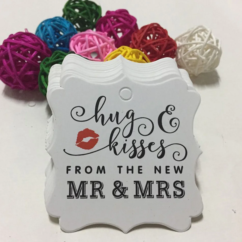 

100pcs Kraft Paper Tags Eco-Friendly Wedding Party Gift Packaging Decoration Tags Baking Clothing Hanging Pendant File Folder