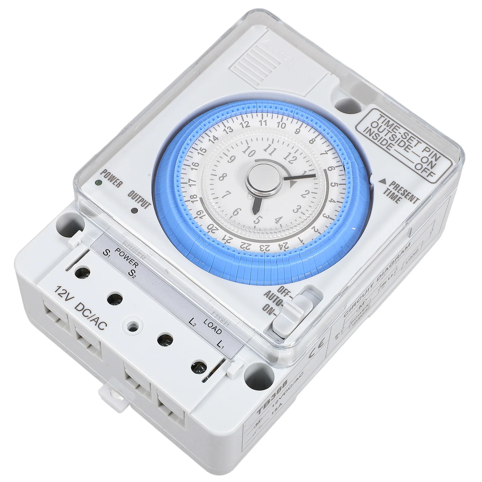 

Mechanical Kitchen Timer Manual Countdown Timer For Baking Cooking Eggs Pancakes Cookies Cakes Home Use White 12Vac/Dc