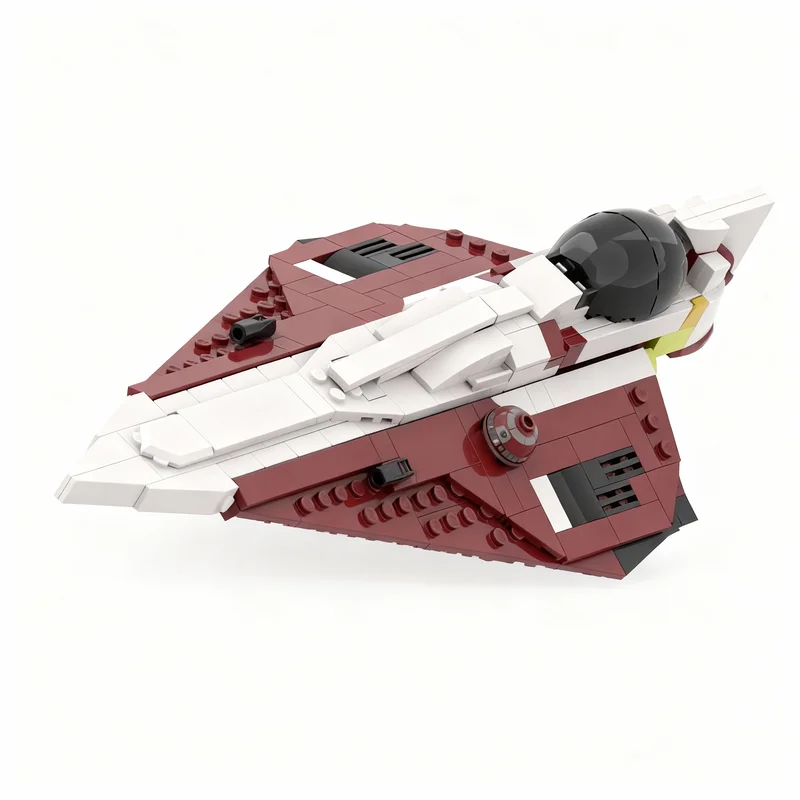 

358PCS MOC Space Battle Master S Delta 7 Starfighter Model Premium Display Building Blocks DIY Creative Home Decor Gift Building