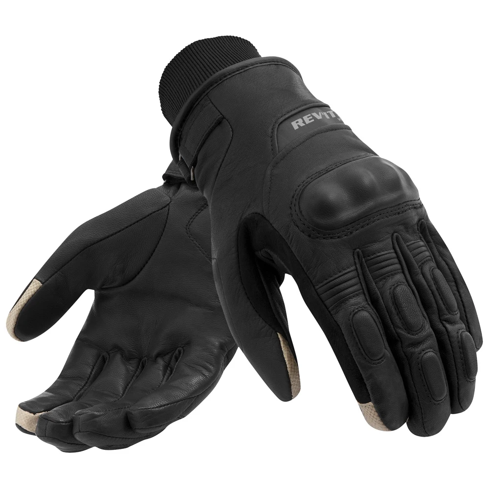 Gants de moto chauds Revit Boxxer H2O coupe-vent pour moto tout-terrain, noirs, pour hommes, taille M-XXL