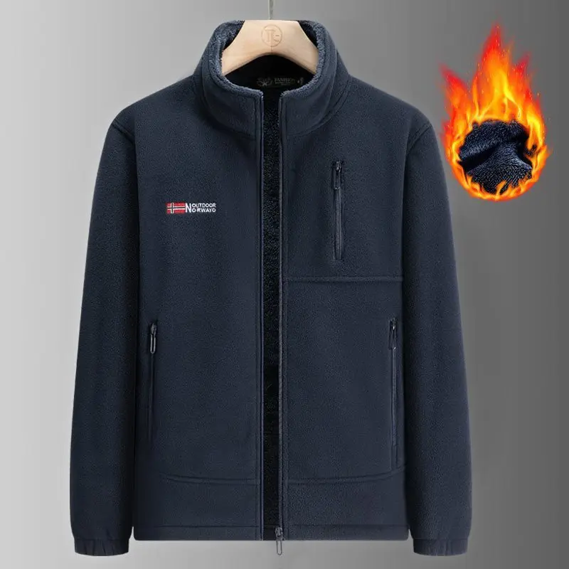 

Мужской утепленный жилет с воротником-стойкой на флисовой подкладке, теплый, осенне-зимний, из хлопкового вельвета, для делового стиля, спортивный, машинная стирка