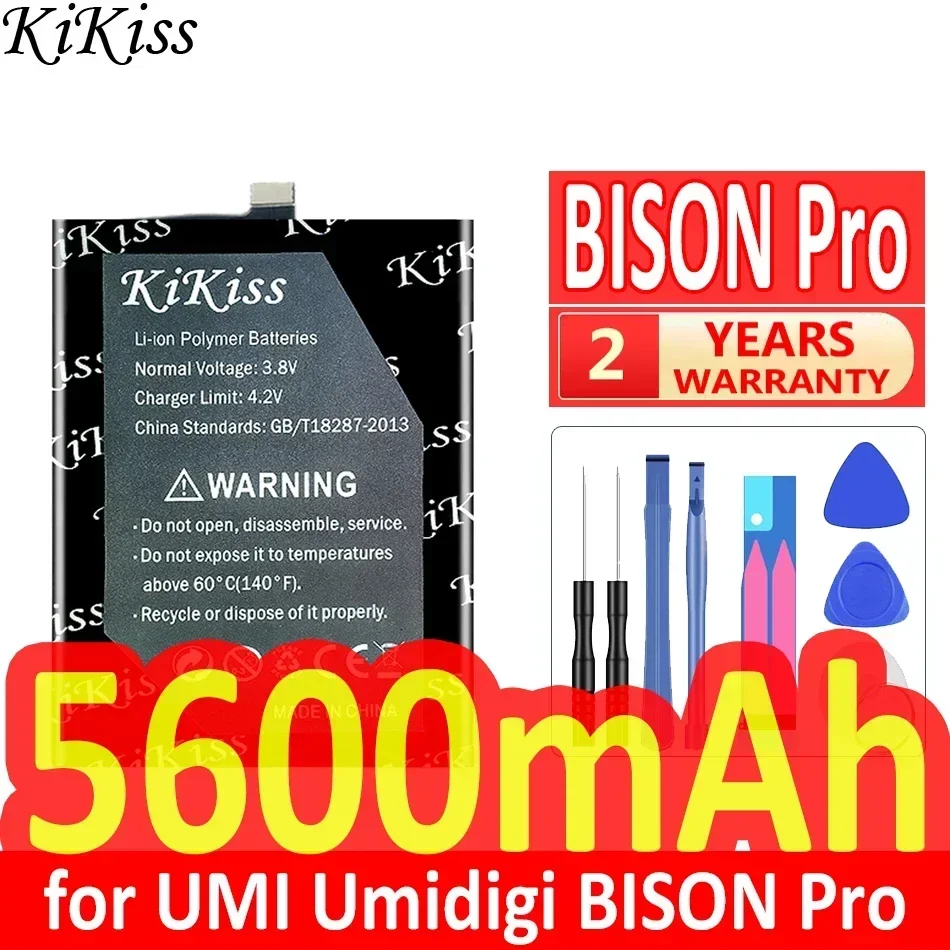 5500mAh/6800mAh KiKiss Powerful Battery For UMI UMIDIGI BISON Pro/GT 6.67 inch