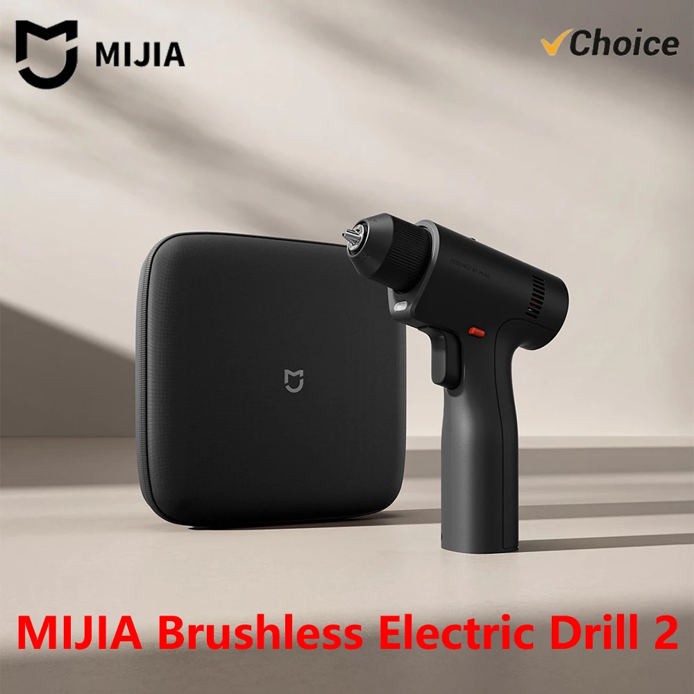 New Mijia Brushless Electric Drill 2 Smart Home Power Tool Type-C Rechargeable Multi-functional Cordless Drill Screwdriver CN