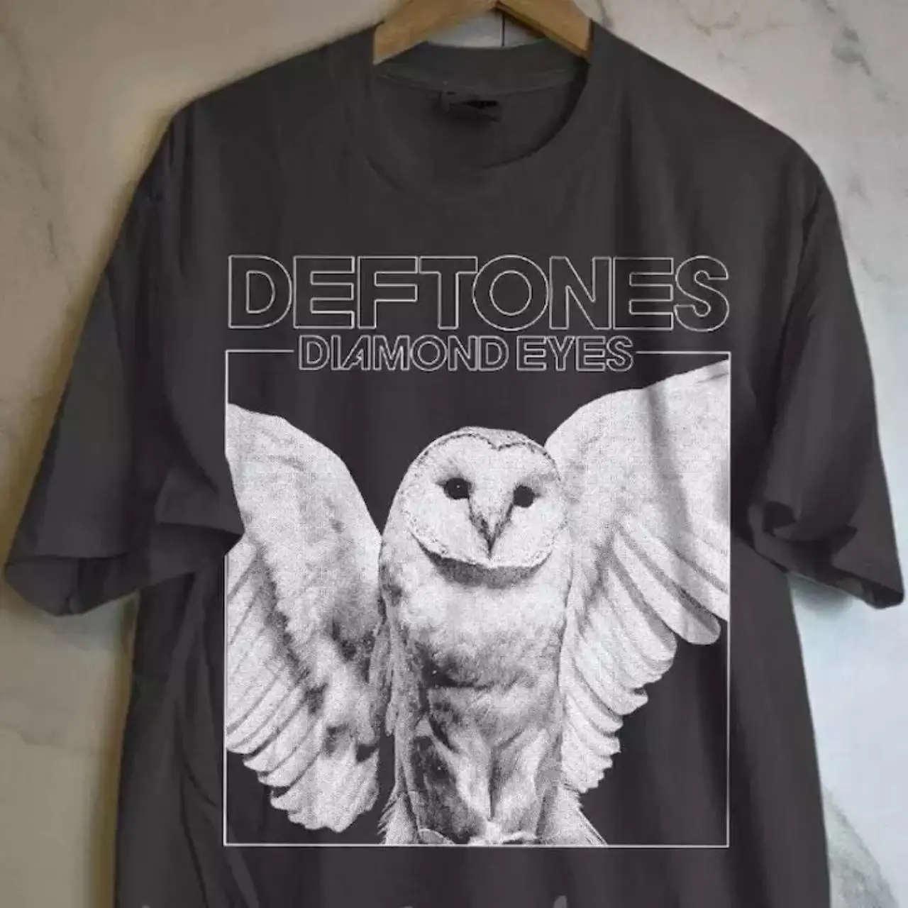 

Deftones Tour Rock Band T-Shirt, Diamond Eyes, unisex black t-shirt TE8344