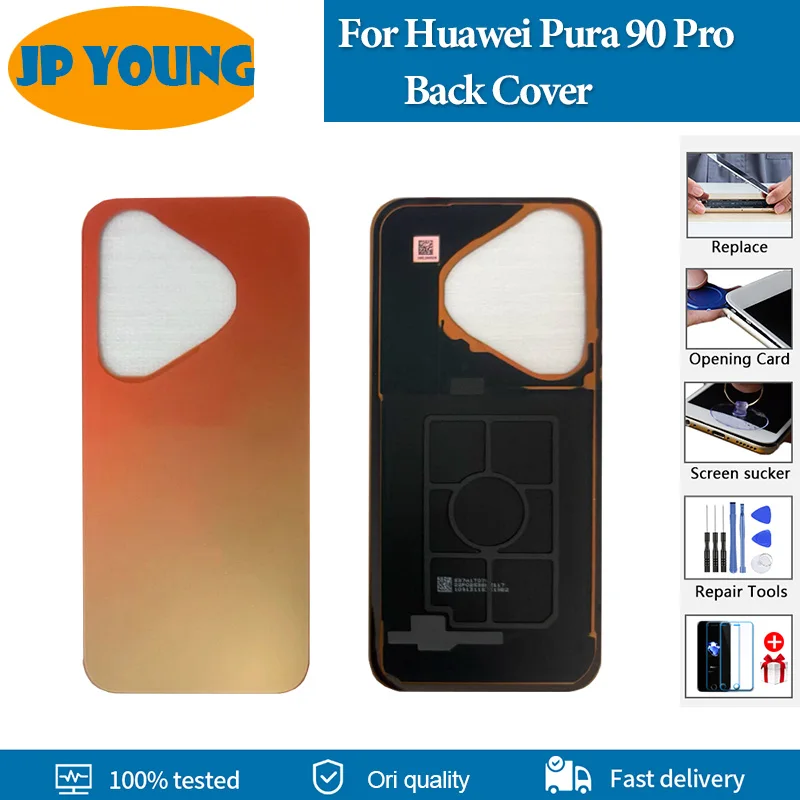 Back Cover For Huawei Pura 90 Pro Back Battery Cover Replacement Rear Housing Case For Huawei Pura 90Pro MLN-AL00 Back Cover