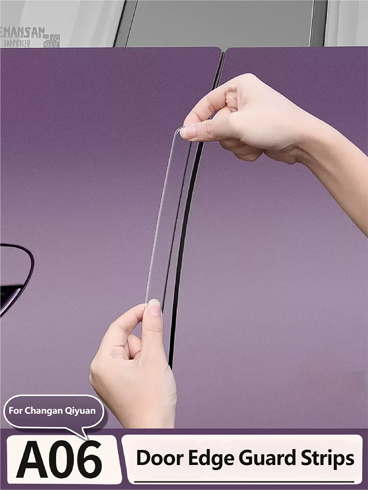 For Changan Qiyuan Nevo A06 2026 2027 Hidden silicone anti-scratch protective strip for car door anti-collision strip