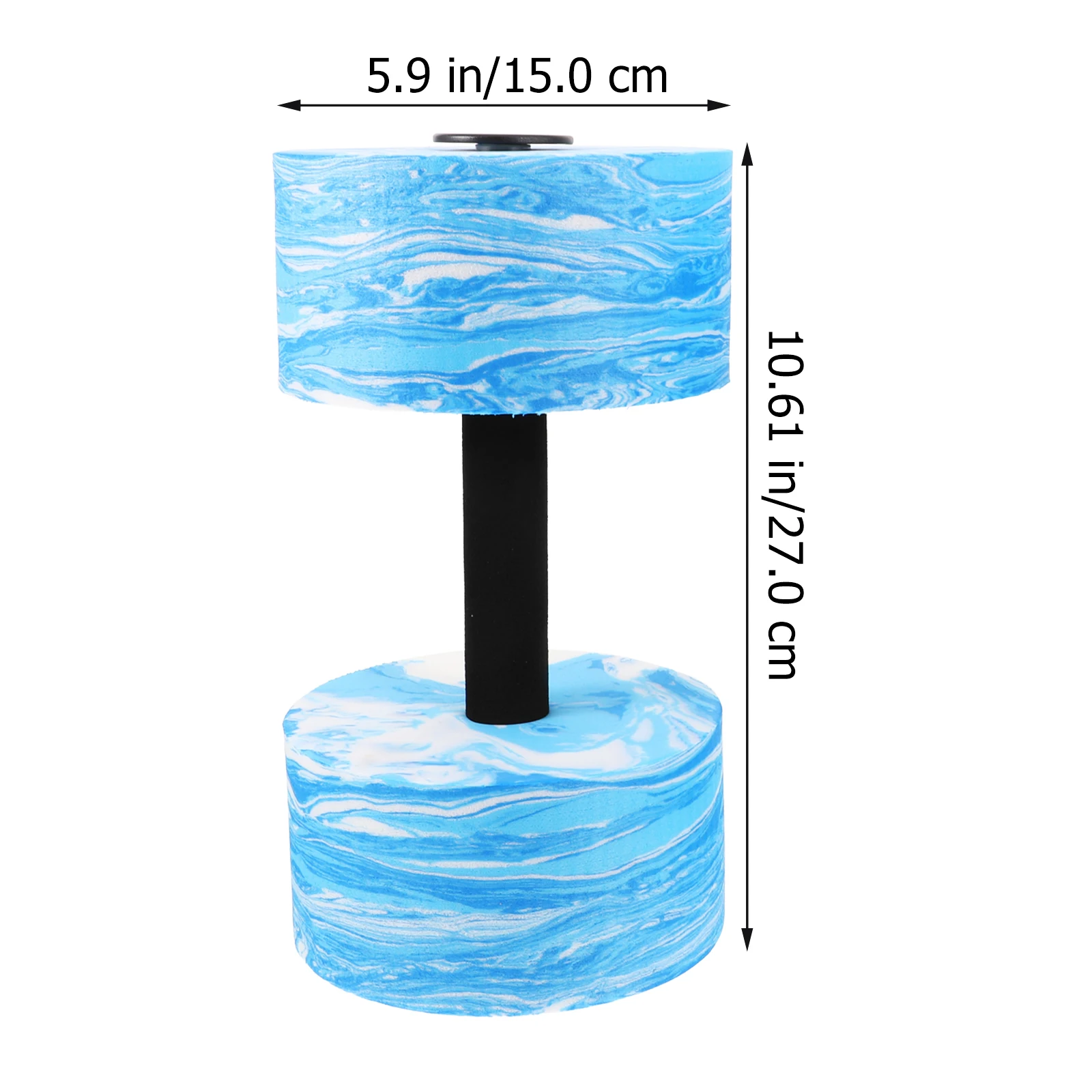 

2pcs Water Dumbbells Pool Fitness Equipment Lightweight Floating Weights For Pool Exercise Aqua Aerobics Swimming Buoy Workout