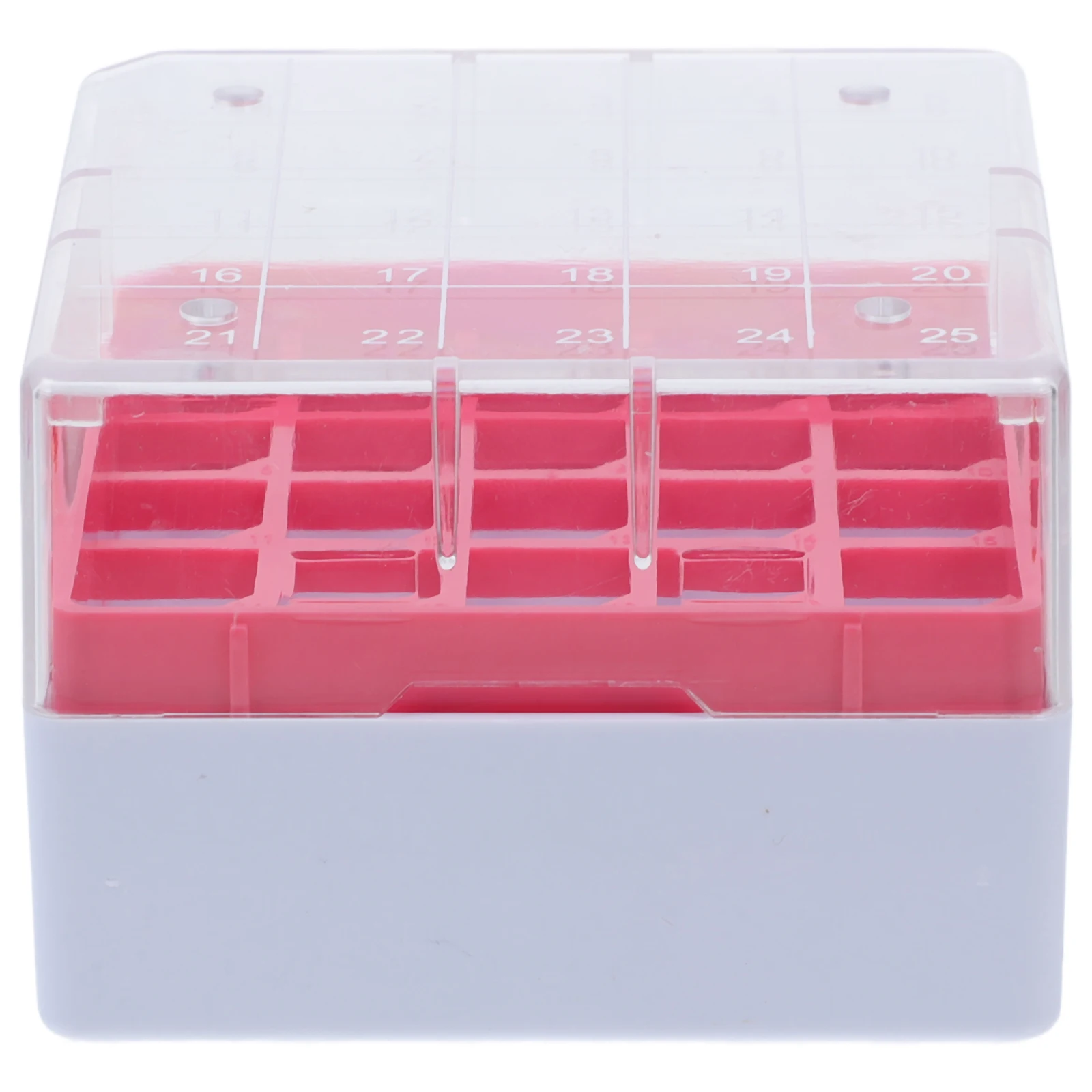 

Cryogenic Freezer Box for 25 Vials Laboratory Test Tube Container Plastic Cryovial Rack Storage Solution Low Temperature