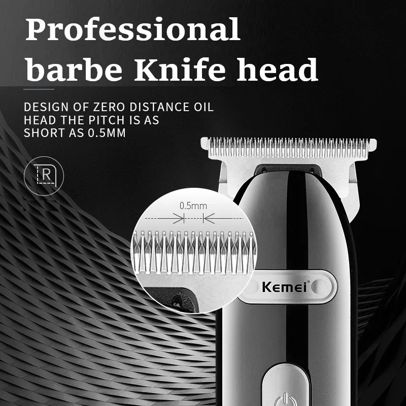 Kemei 5038 professional 3 speed hair trimmer for men blade can be zero electric beard trimmer powerful edge hair cutting machine