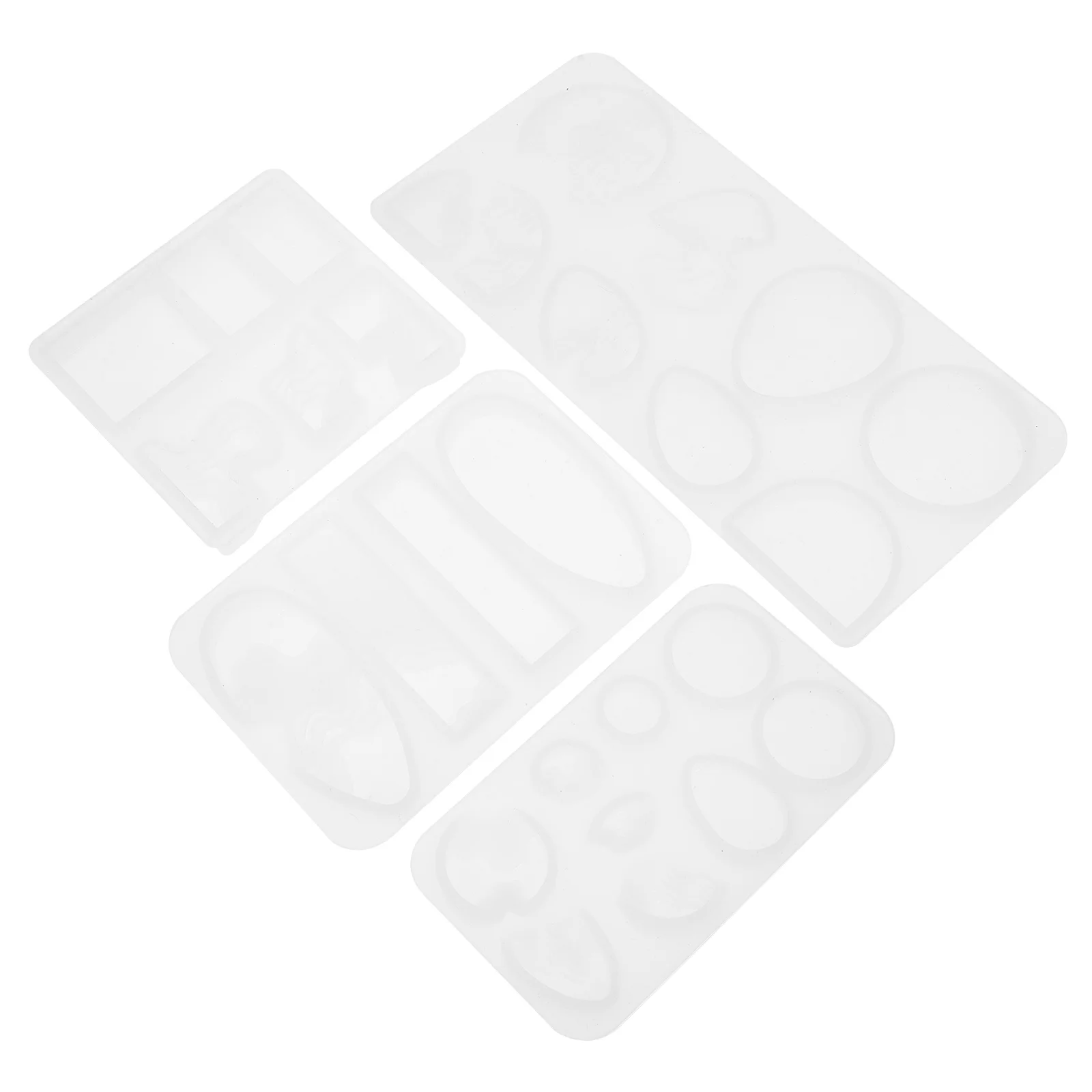 

1Set Crystal Silicone Mould Resin Epoxy Marine Seascape Theme DIY Pendant Necklace and Earrings Silicone Resin Mould