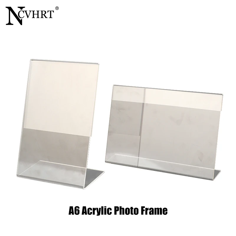 Transparent Acrylic Picture Frame Double Sided Photo Frame Idol Photocard Holder Desktop Ornament Photo