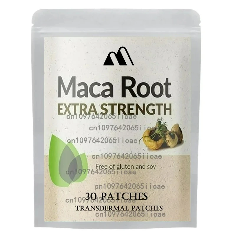 30 Patch Patch Transdermal Akar Maca Organik Mendukung Energi, Stamina & Kesehatan Reproduksi