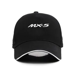 Car Hats Casual Baseball Caps Sunscreen Cotton Ventilate Hat for MX-5 MX5 Miata Na Nb Nc Nd Auto Accessories