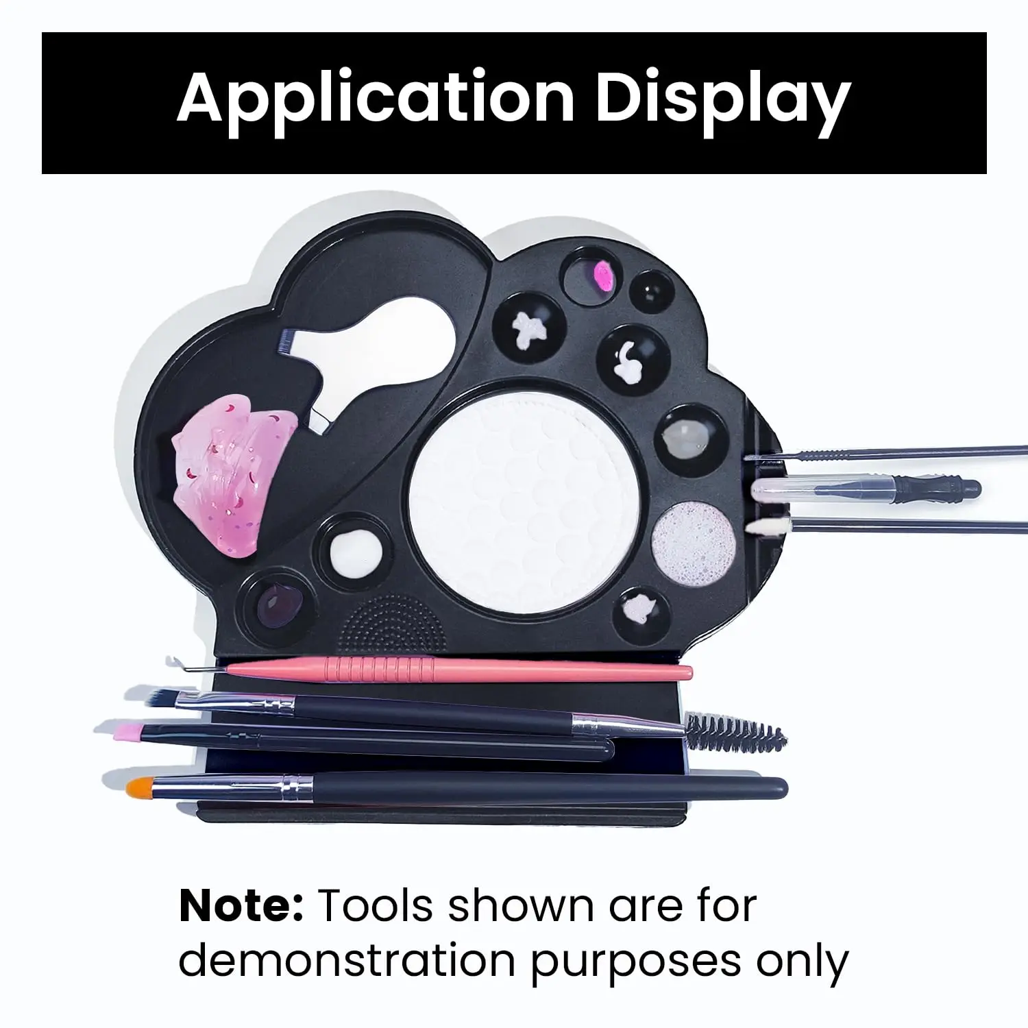 Libeauty Non-Slip Silicone Palette Lash Lift & Brow Lamination Extra Large Cat Paw Tray for Eyelash Perm and Eyebrow Lamination