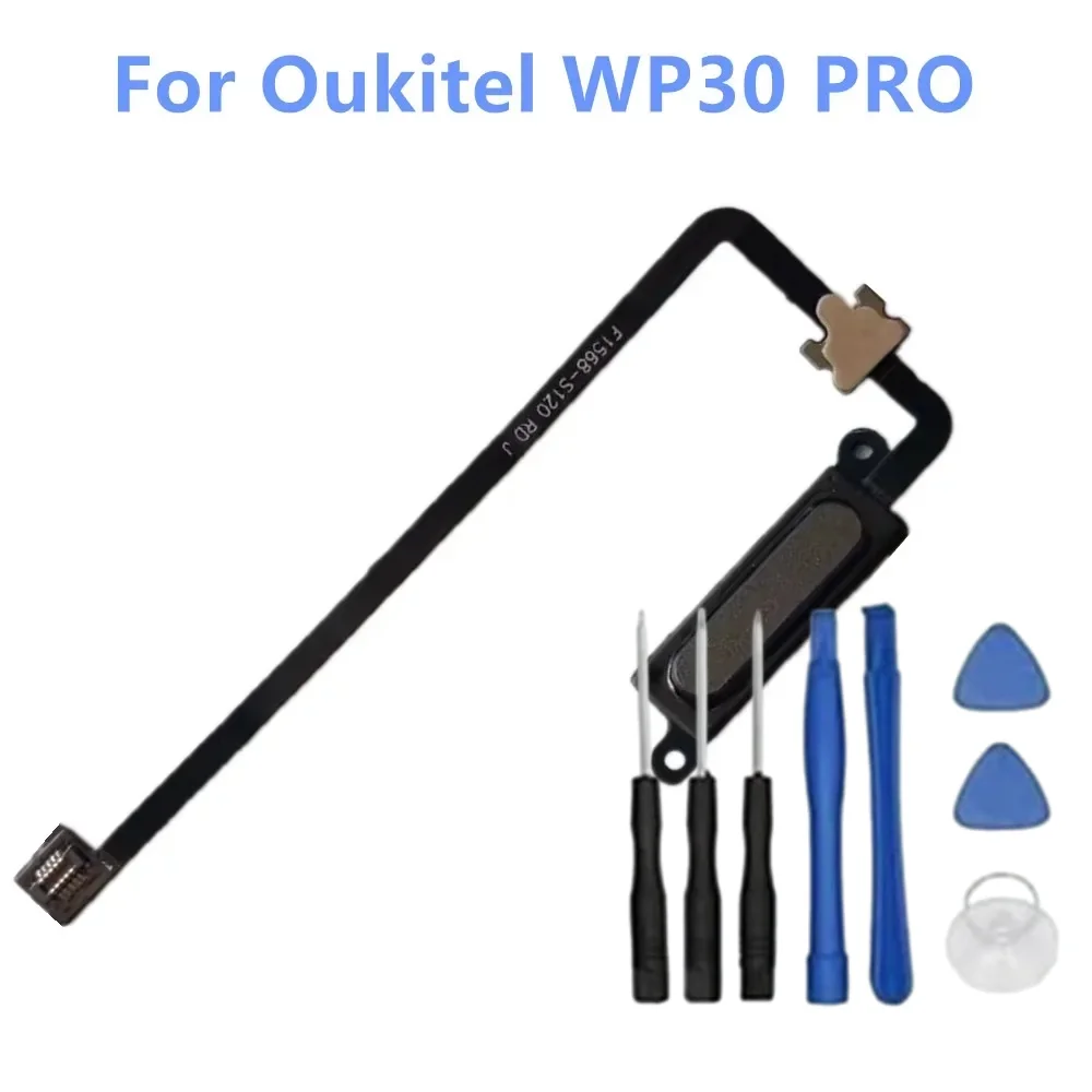 For Oukitel WP30 PRO 6.78inch Cell Phone Fingerprint Readers Home Button Components Sensor Flex Cable FPC Fix Accessories