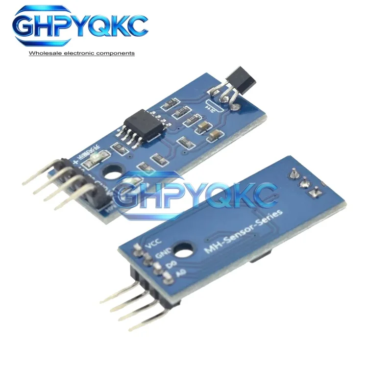 GHPYQKC Hall Sensor Motor Speed Measurement Module 3144E Single Open Circuit Speed Sensor 3144 Count Sensor A3144 Board A3144E