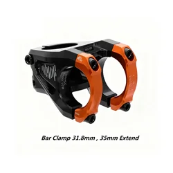 31.8mm diameter stem, ±10 degrees, high-strength stem for mountain downhill bikes, dirt jump, ultra-light