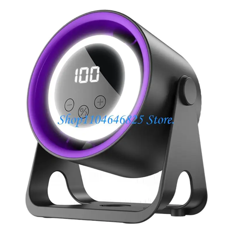 Low Noise Desktop Fan With Night Light Portable Air Coolers for Office Home
