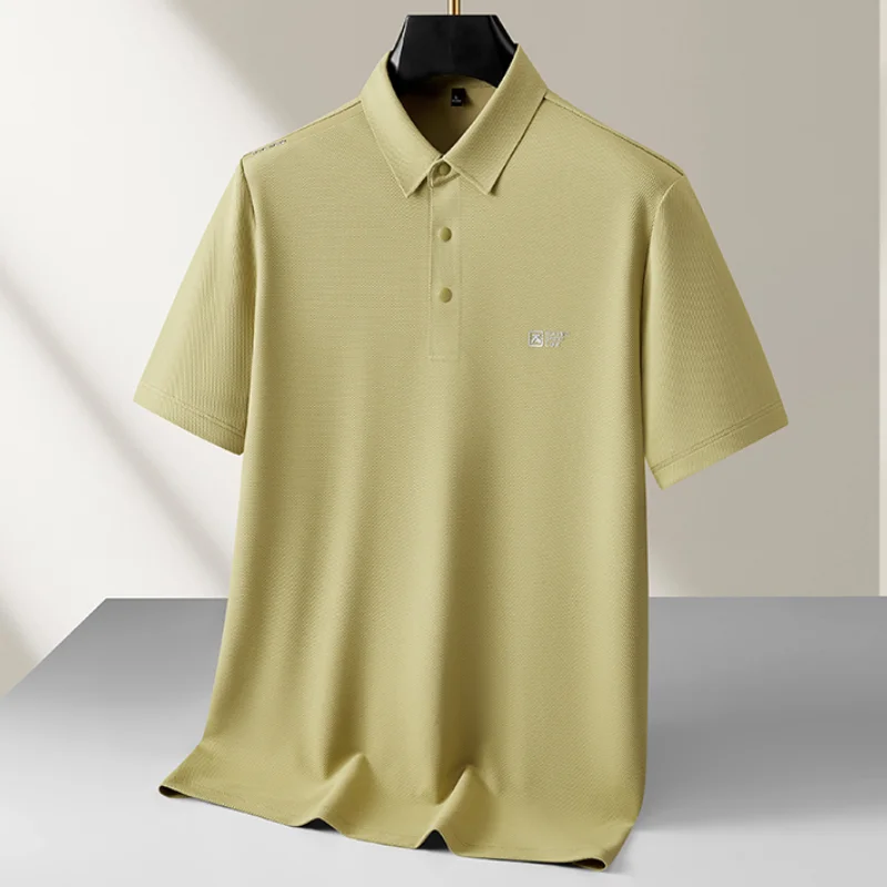 8XL 7XL 6XL 2026 New Summer Top Grade Luxury Cool Polo Shirt Men Casual Loose Mens Shirts Short Sleeve Lapel camisetas de hombre
