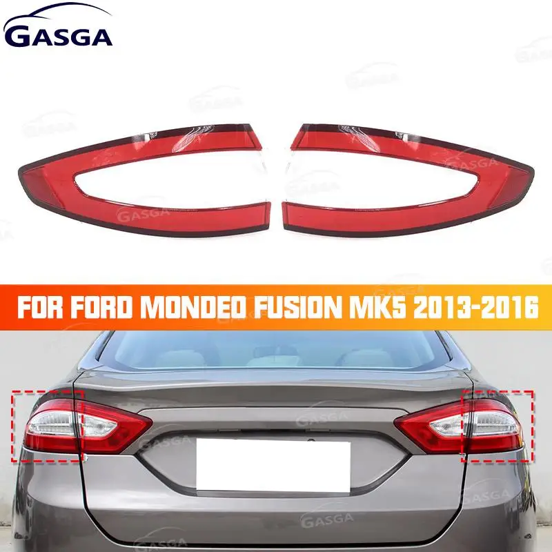 

Rear Taillight Shell Brake lights Shell Replacement Auto Rear Shell Cover For Ford Mondeo Fusion MK5 2013 2014 2015 2016