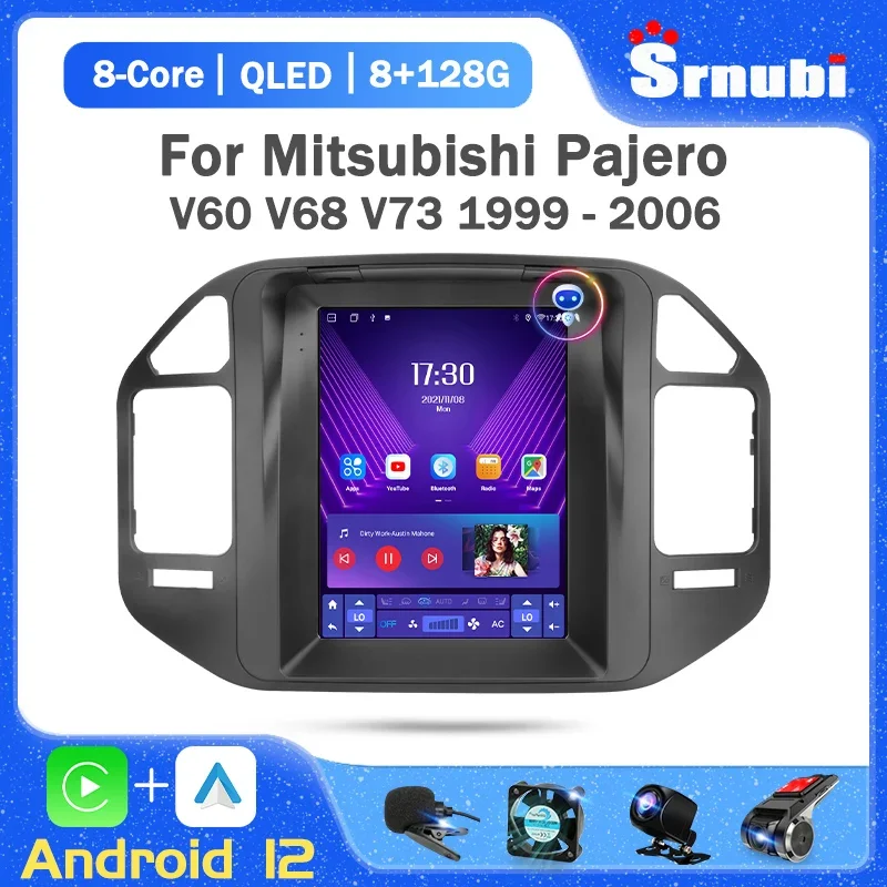 

2Din Car Radio Android 12 for Mitsubishi Pajero V60 68 V73 1999-2006 Speaker Stereo Navigation 9.7" Carplay Multimedia Head Unit