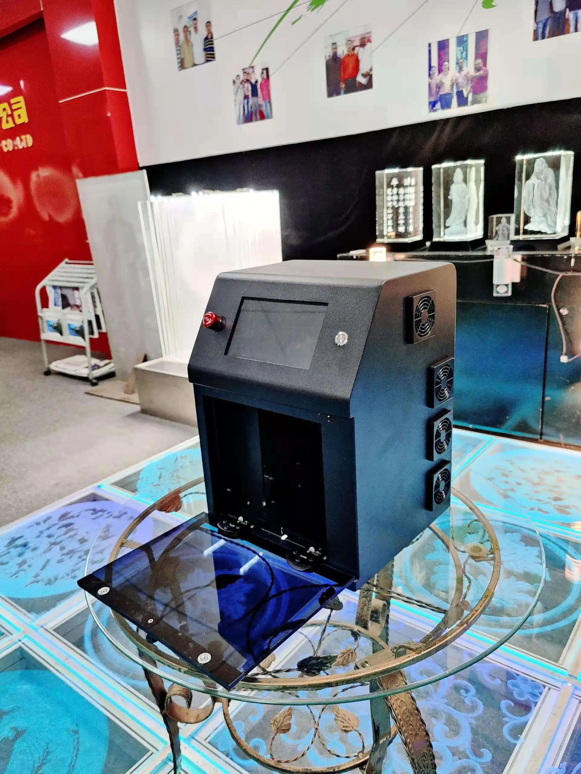 Laser Marking Crystal 3D Inner Internal Engraving Machine Desktop Portable Enclosed Precision Glass Acrylic Engraver Cube