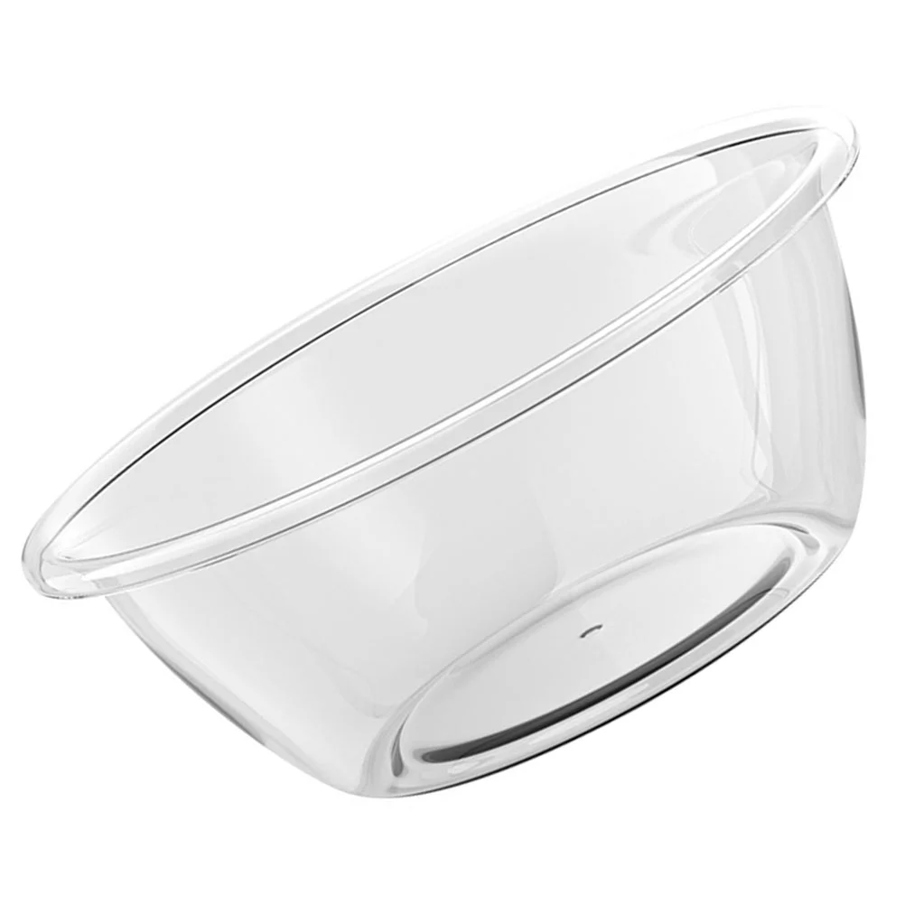 Transparent Plastic Washbasin Tub Small Pot Simple Washing for Face Cleansing Thicken Salon Baby Dish