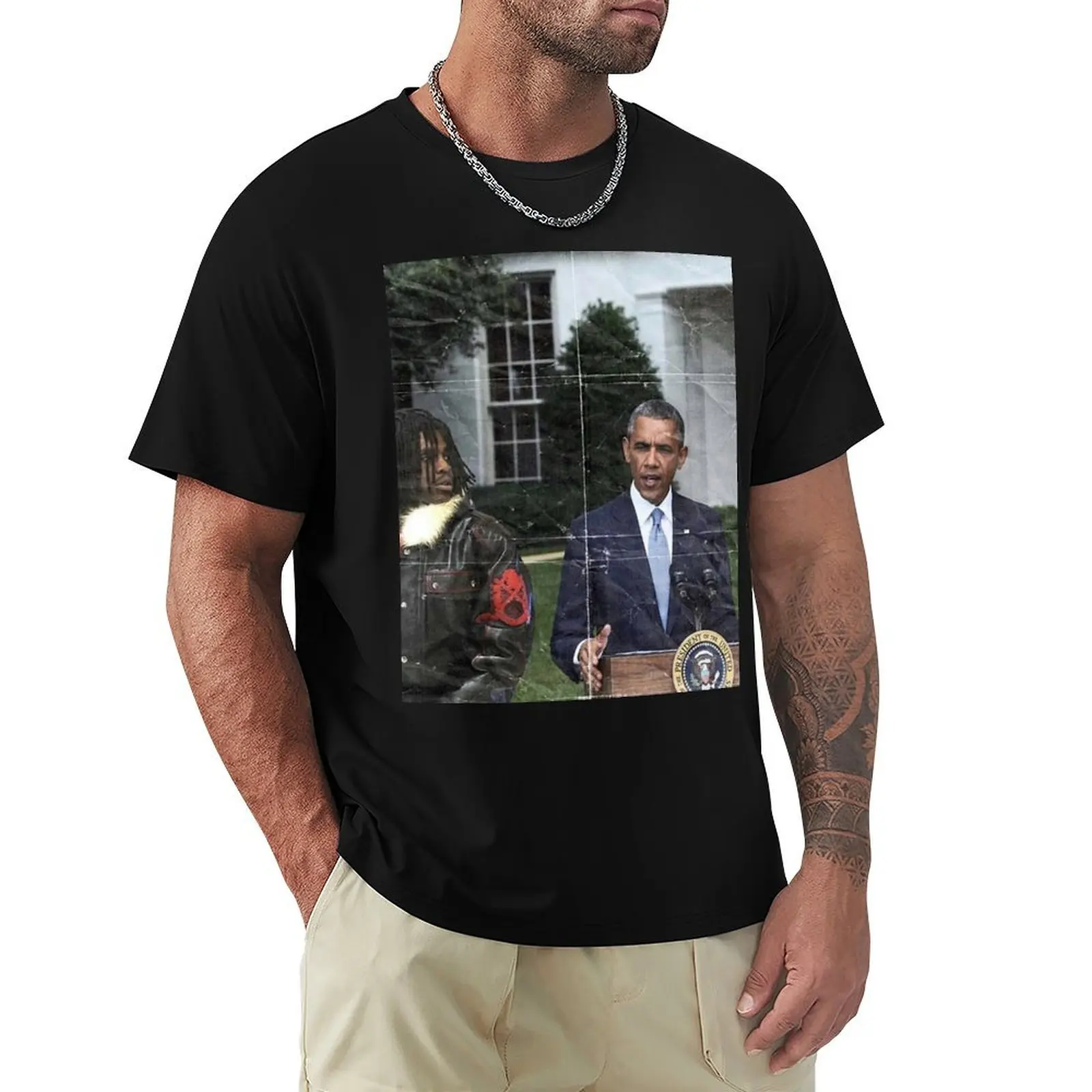 Camiseta Sosa X Barak, camiseta de talla grande para uso diario