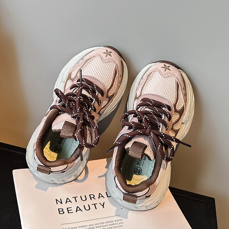 

2025 Children Casual Sneakers for Girls Boys Spring Autumn New Fashion Korean Style Soft Bottom Anti-slippery Versatile Shoes