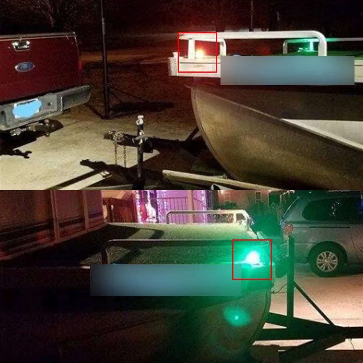 12V marine boat LED side bow and red and green LED indicator and marineyacht light sailing light